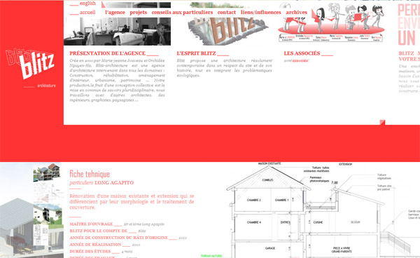 Site web Blitz Architecture