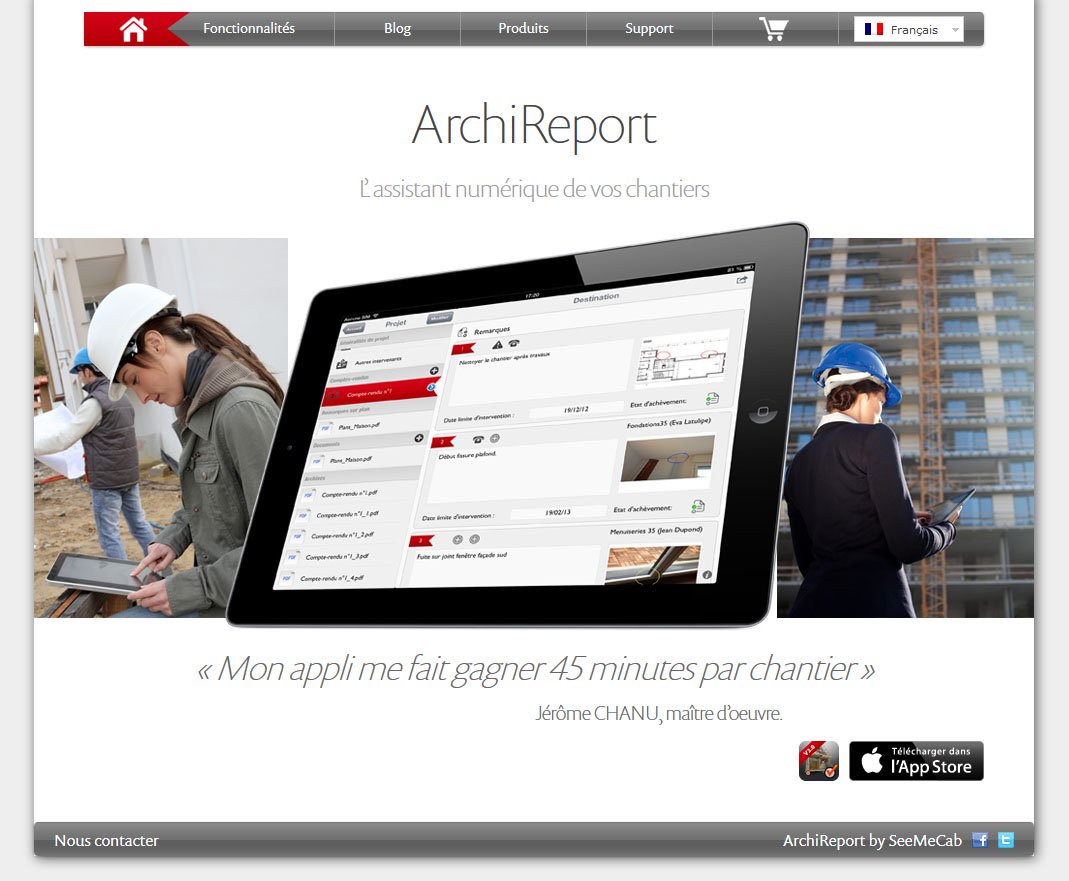 Archireport - L'assistant numérique de vos chantiers 1
